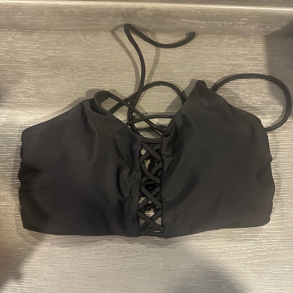 Express Tie Bathing Suit Bikini Top Size Large